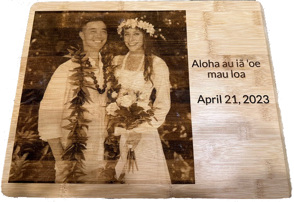 Laser Engraved Cutting Board