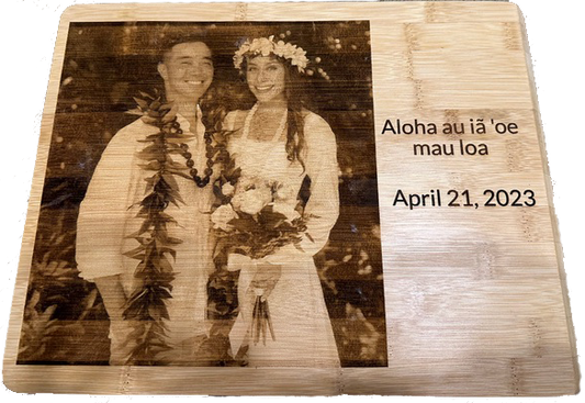 Laser Engraved Cutting Board