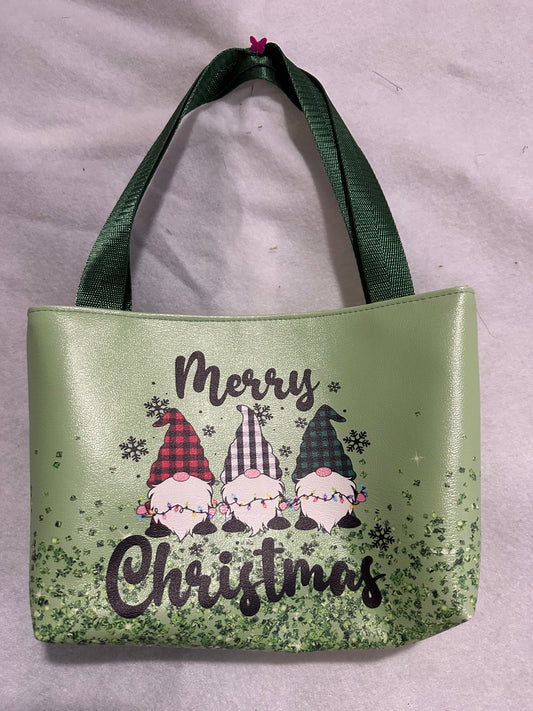 Tote Bag Gnomes Merry Christmas (11x8.5)