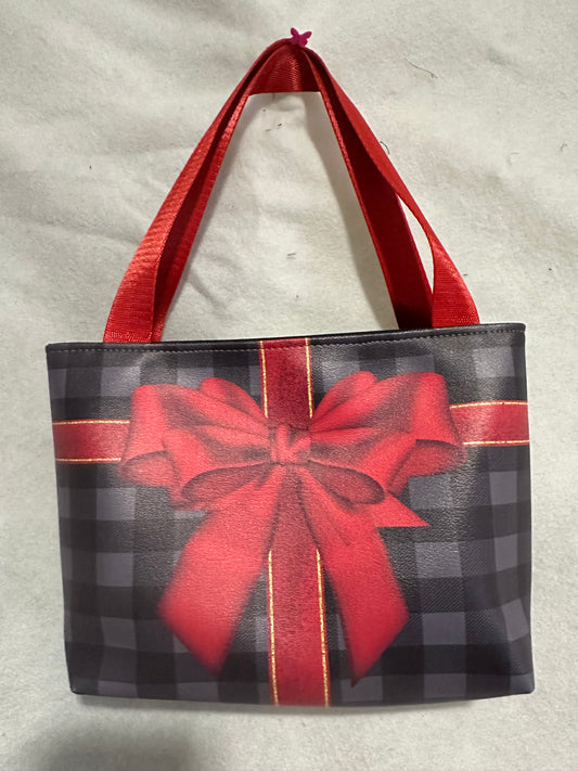 Tote Bag Christmas Bow (11x8.5)