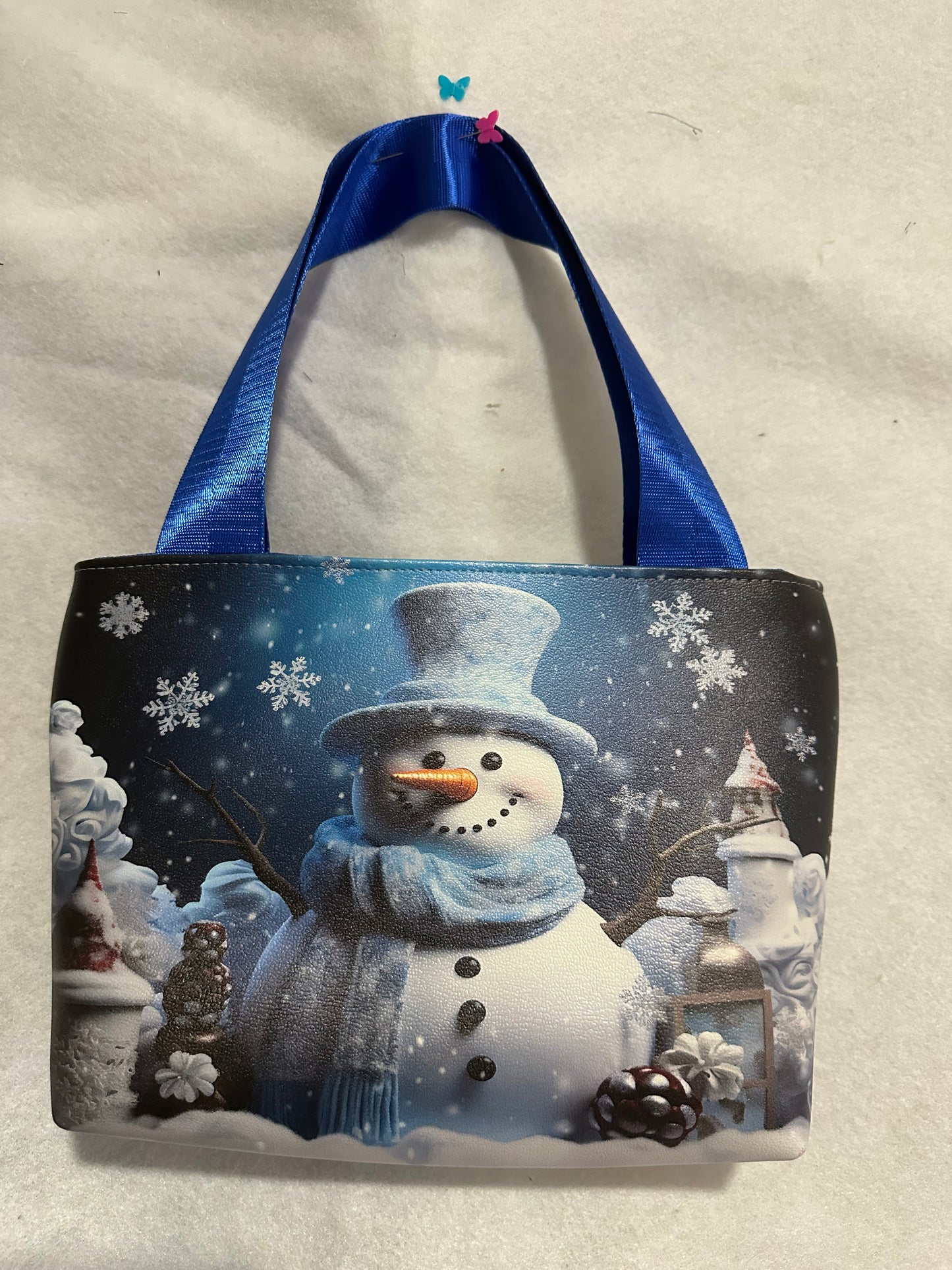 Tote Bag Snowman (11x8.5)