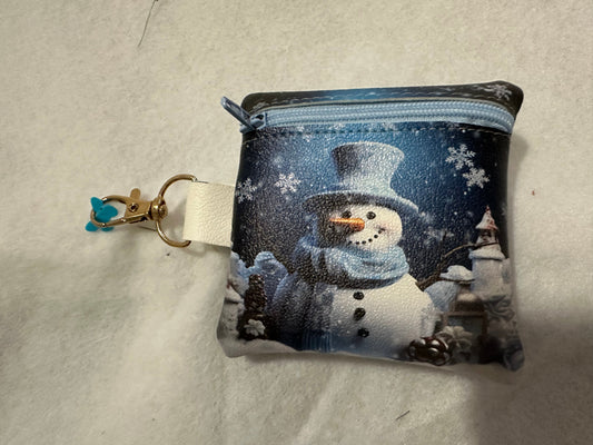 Mini Snowman Pouch (4x4)