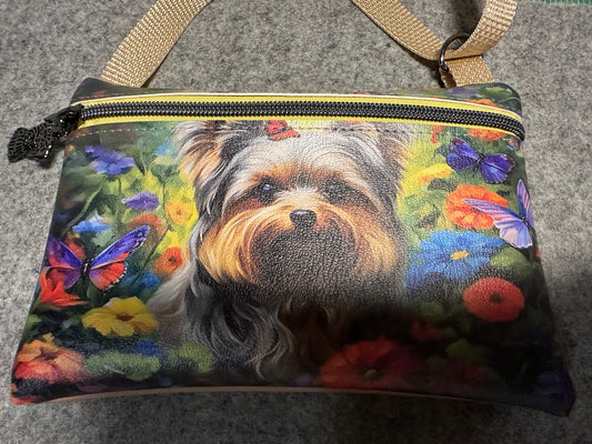 Medium Yorkie Crossbody (9x6)