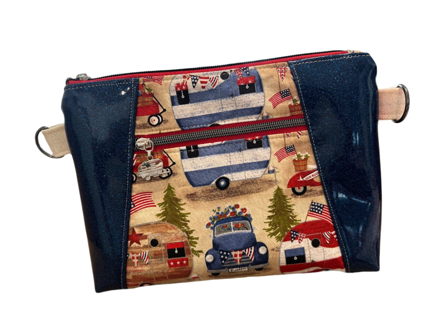 Crossbody Patriotic Camper Bags