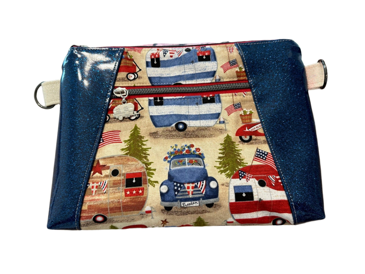 Crossbody Patriotic Camper Bags